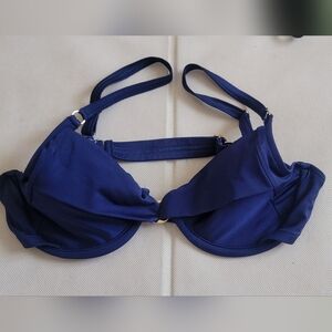 NEW - VENUS NAVY BIKINI BATHING SUIT TOP (sz 38C/40B)